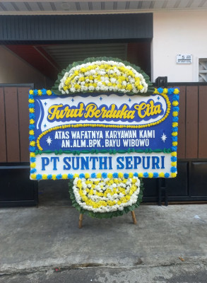 Papan Bunga Duka di Tambiluk